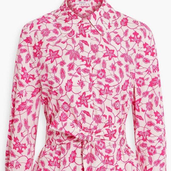 10 Crosby Derek Lam Pink Floral Dress size 6 - Picture 2 of 10